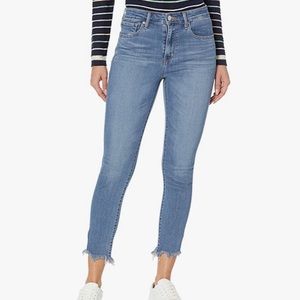 Levi's NWT 721 High Rise Skinny Ankle Frayed W 32